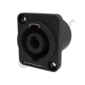 Rectangle Loudspeaker 2 Hole Panel Mounting Solder Terminal HPC 4 Pin Speakon