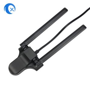 Dual Band 2.4GHz 5GHz RP-SMA WiFi Antennae With 6.5 Feet Extension Cable For PC