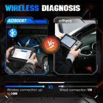 TOPDON TopScan PRO Diagnostic Tool 13 Reset Functions I/M Readiness, Injector