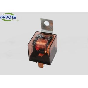 Transparent Color 40 Amp 5 Pin Relay , Automotive Power Relay With Braided Wire