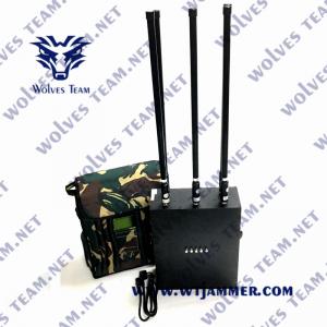 Wholesale Manpack Built-in Battery WiFi /Bluetooth Celluar GSM CDMA 3G 4G 5G Mobile Phone Blocker Satellite Signal Jammer from china suppliers