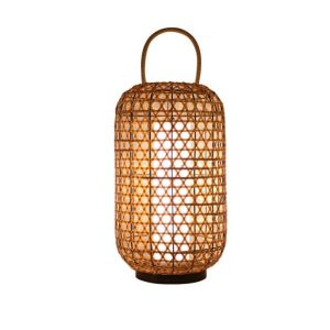 Wholesale Waterproof Rattan Floor Lamp , Wicker Standing Lamp For Outdoor Balcony from china suppliers