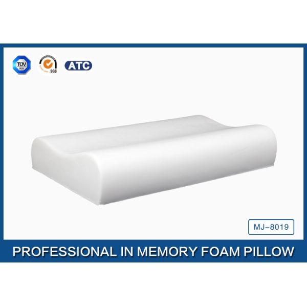 Pure Comfort Contoured Memory Foam Pillow With Cooling Gel / Polyurethane Foam