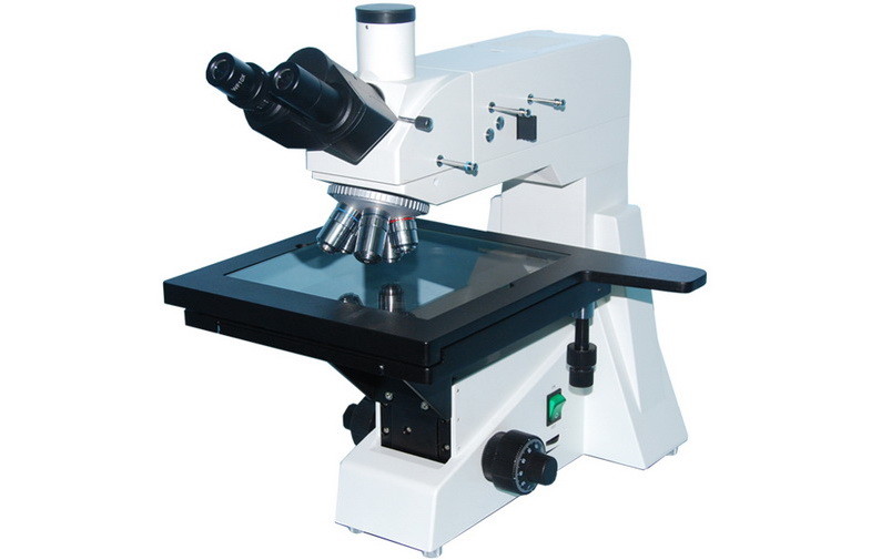 Trinocular Upright Reflected Digital Metallurgical Microscope with Polarizer