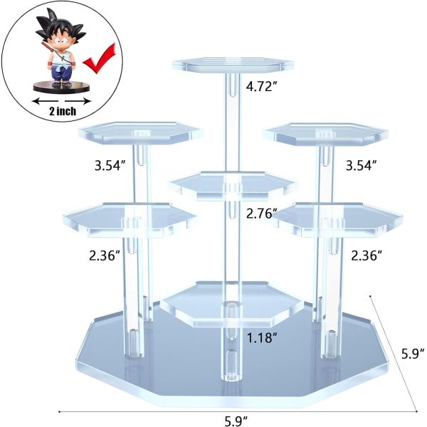 Acrylic Fire Shadow Bubble Display Rack Eye-Catching Mart Stand