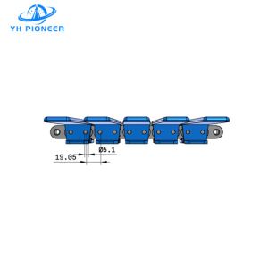 Heavy - Duty Plastic Snap - on Sideflex Chain with Bearings with Carbon Steel