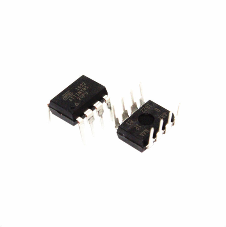 Microcontroller IC 8-Bit 20Mhz 8KB (4K X 16) FLASH 8-PDIP Attiny85-20Pu Attiny85