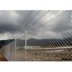 Electro Galvanized Bwg8 100m Length Chain Link Fences