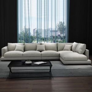 Practical Sectional Fabric Custom Sofa Bed L Shaped