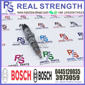 High Quality Diesel Fuel Injector 3973059 0445120035 For QSL8.9 QSC8.3 Engine