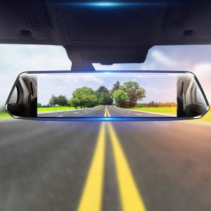 Mirror Backup 1080P OEM ODM Full HD Dash Cam 7" IPS Touch Screen