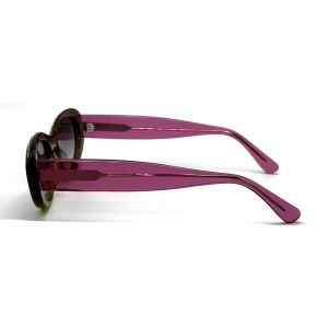 Acetate Sheet Frame Womens Classic Butterfly Sunglasses with Strass-AS119 ,ODM