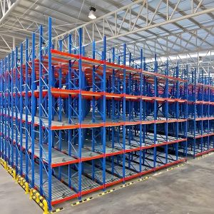High Density Warehouse Gravity Racking System with Adjustable Rollers and