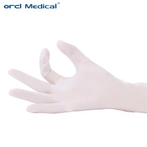 High Elasticity Rubber Latex Surgical Gloves For Food Processing