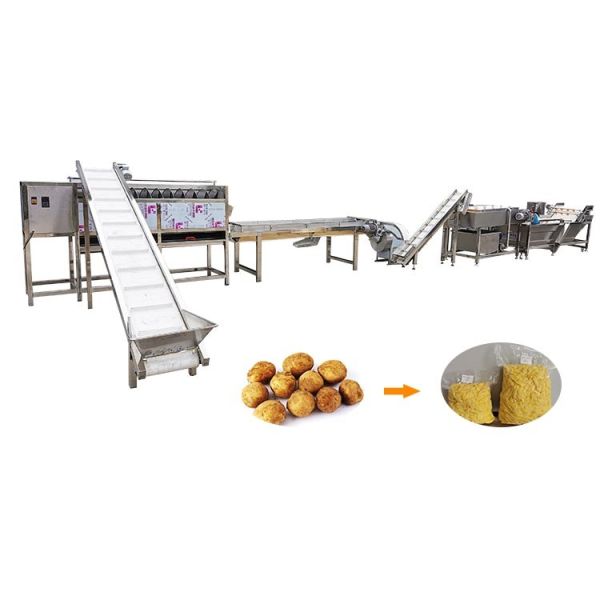 Full Automatic Clean Root Leafy Vegetable Asparagus Washing Processing Line