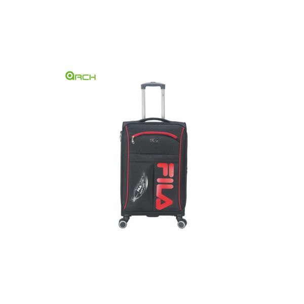 Quality 1680d Trolley Case with Two Front Pockets and Spinner Wheels for sale