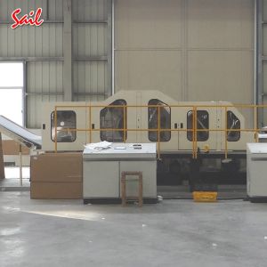 Changshu Sail non-woven polyester fiber carding machine with interlock carding