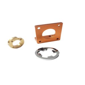 Steel Alloys Yellow Zinc Turning Cnc Machined Parts , Wire Edm Machine Tooling