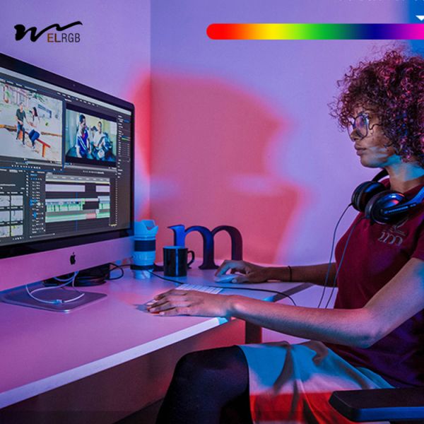 Self-Adhesive Design Bluetooth Music LED Strip for Bedroom Atmosphere Enhancement