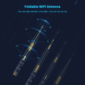 Frequency Range 2400-2500MHz/5000-5800MHz/600-6000MHz Black 8 LTE Arduino