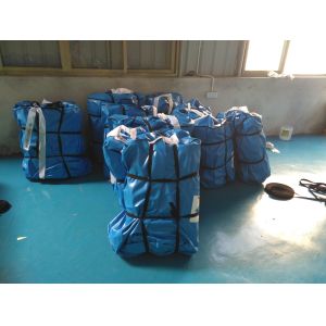 Inflatable Floating Water Obstacle Course / Water Park Playground Equipment