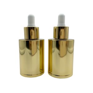 Amber 30ml Massage Oils Aromatherapy Glass Dropper Bottle With Pipette