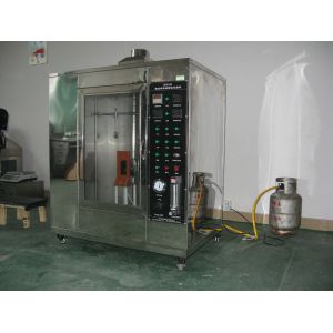 Buy cheap Conveyor Vertical Fire Testing Machine / Flammability Test Chamber ISO340 from wholesalers