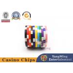 China 11.5g Plastic Fancy Blank Casino Poker Chips Without Pattern Customized Logo for sale