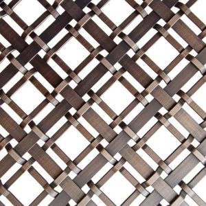 Customized Architectural Woven Wire Mesh Stainless Steel Decorative Panels