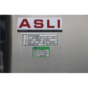 High and Low Temperature Humidity Chamber Thermal Shock Test Chamber