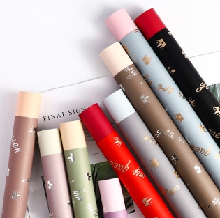 Amani Crown Waterproof Floral Flower Packaging Paper