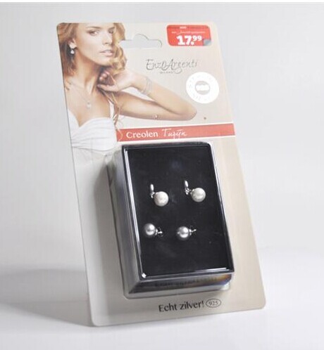 Paper PVC Automatic Blister Packaging Machine For Ear Stud Set Box Blister Packaging