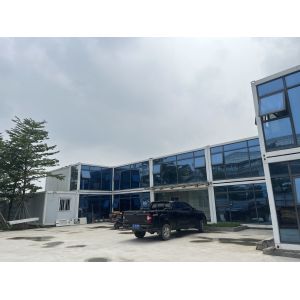 Easy Assembly And Disassembly Prefab House With Insulated Glass Wall Container