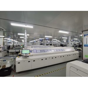 Hot Air Lead Free SMD Soldering Machine 10 Zone Reflow Oven For 01005 0201 BGA