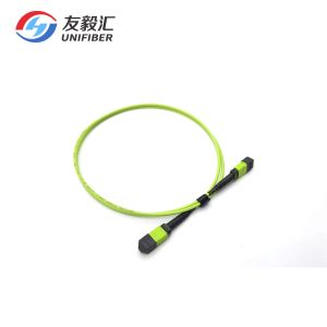 OM5 MPO Fiber Patch Cord 12 Core Multimode Type B Small Volume