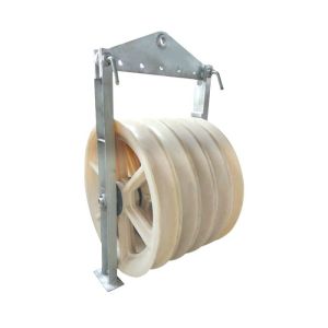 Wholesale Transmission Line Tools Cable Pulling Device Stringing Line Block 6T Rated Load from china suppliers