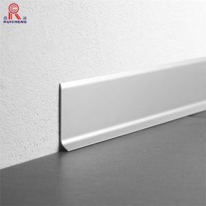 China Modern Aluminum Brushed Baseboard Skirting Board Wall Protection on sale