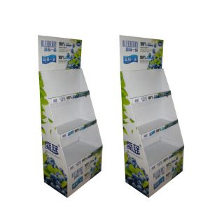 Makeup Advertising Cardboard Display Stands / Cardboard Counter Display Stands