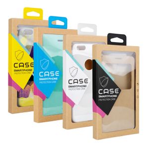 Recycable Mobile Case Packaging Box Eco Friendly Kraft Paper