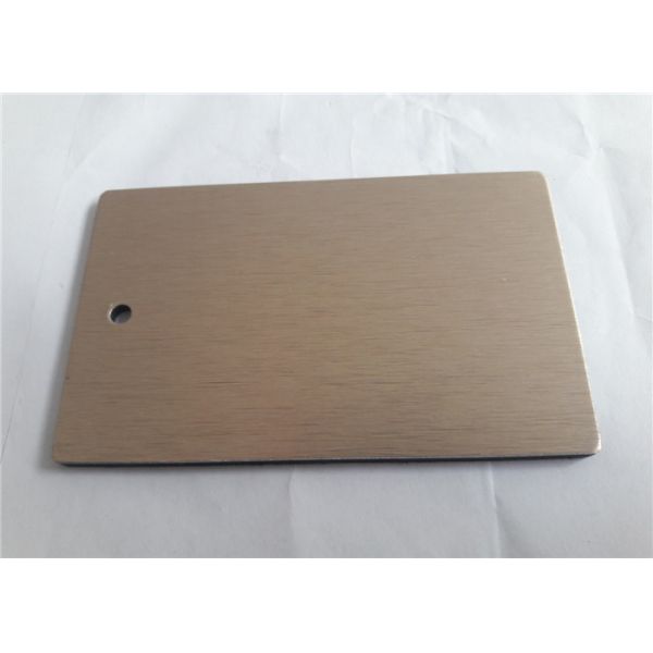 Quality Eco - Friendly Brushed Aluminum Sheets With Roughed Brushed Surface for sale