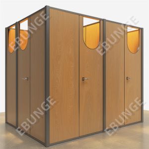 Top Mounted Toilet Partition Wall with Full Privacy and Fire Resistance
