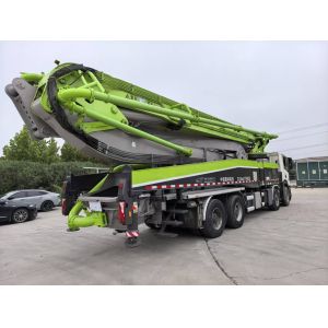 Used 2020 Zoomlion 56m Vertical Reach Concrete Pump Truck with 180 m³/h Pump