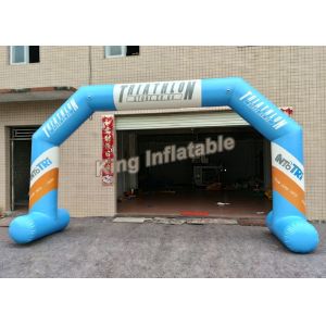 Inflatable Airtight Advertising Arch , Custom Inflatable Arch With PVC