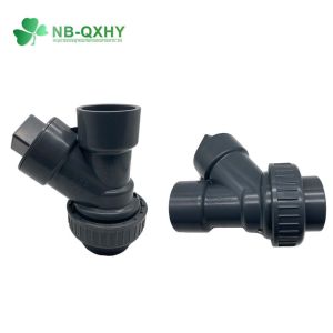 Durable PVC Ball Check Valve 1" Inch Gray Color for Irrigation System