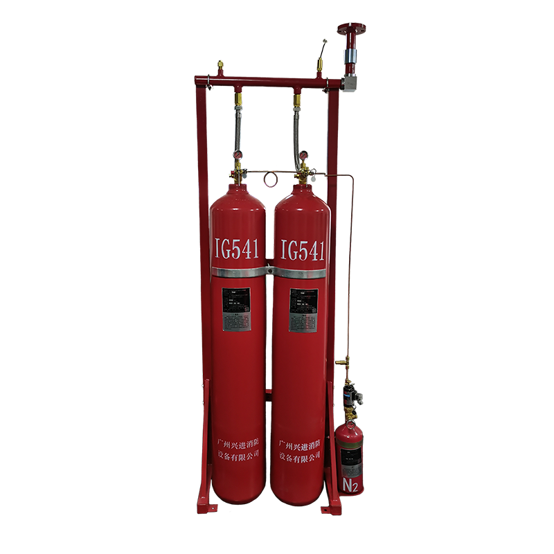 Pre-Engineered IG100 Inert Gas Fire Suppression System Kit with Seamless Steel