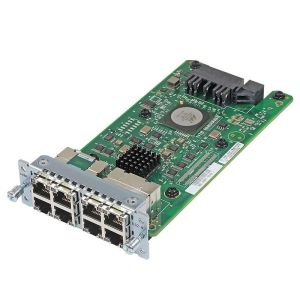 8-Port Gigabit Switch Module For Cisco ISR 4000 VLAN , QoS & High Performance