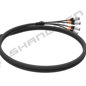 Wholesale Multi-Channel 4 Channel 4 Way Cat6 Cat6A FTP Multicore Power Cord Ethercon to RJ45 Ethercon from china suppliers