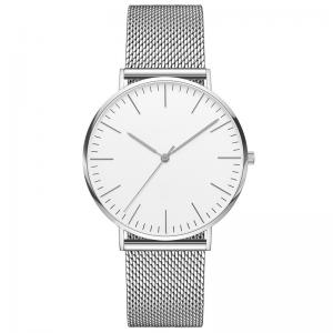 Wholesale 3 ATM Water Resistant Silver Stainless Steel Watch 316l 40mm Diameter Watch Case from china suppliers