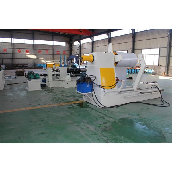 Heavy Duty Coil Slitting Machine With Hydraulic Uncoiler And Recoiler 15 - 35