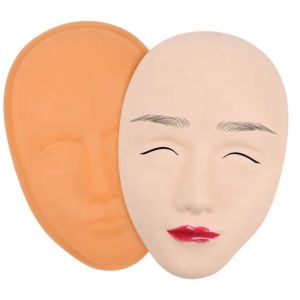 5D Silicone Permanent Makeup Practice Skin Eyebrow Eyeliner Lip Microblading